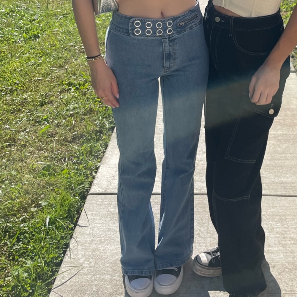 Glassons Denim Jeans with Grommet Detail